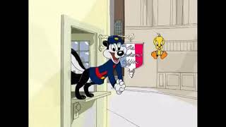 Tweety’s High Flying Adventure Pepe Le Pew Sees Sylvester and Penelope Pussycat as Skunks Scene