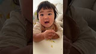 河童ちゃん🥒🥒🥒 #baby #ハーフベイビー #赤ちゃん #アメリカ生活 #11ヶ月 #おもしろ動画