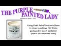 Matching Annie Sloan's Old White Chalk Paint ® Packaged in a Quart