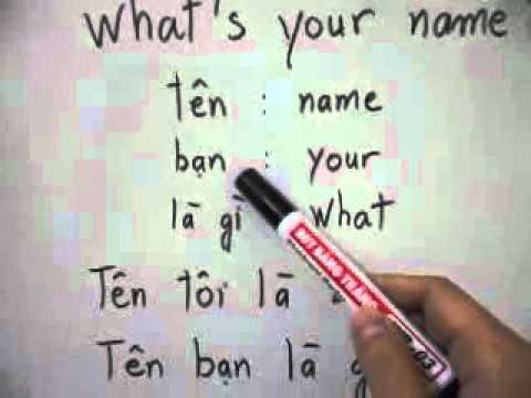 Learn Vietnamese Speak Vietnamese Lesson 1.flv - YouTube