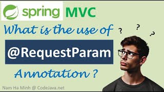 What is the use of @RequestParam annotation in Spring MVC?