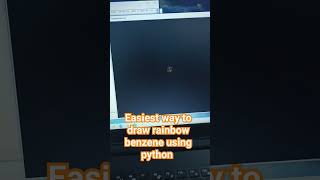 Best way to draw rainbow benzene using python.. Happy coding 😀