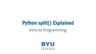 Python split() Method Explained: Convert Strings to Lists Easily!