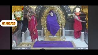 Sai Baba Darshan Live Sej Arati 01/02/25