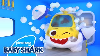 [✨NEW] Baby Shark's Car Wash | Toy Car Wash Song | Baby Shark Official