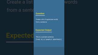 Python Interview Questions List Comprehension Video 16 : #tjpython ##tutorjoes #listcomprehension