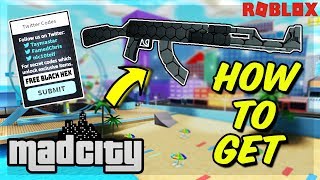 Roblox Mad City New Gun Spas Update Location Videos 9tube Tv - code how to get and equip the black hex ak for free in mad