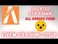 How to fix FiveM crashing issue New Working Solution | Crash Report Upload to fivem error 2022