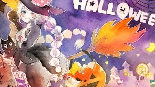 透明水彩 女の子描いてみた