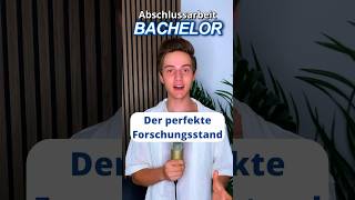 Forschungsstand | Bachelorthesis #student #studium #bachelorarbeit