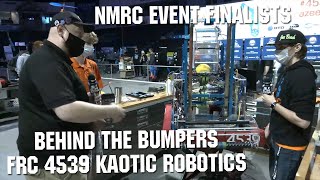 Behind the Bumpers FRC 4539 KAOTIC Robotics Infinite Recharge 2021 First Updates Now