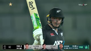 Tom Latham 60 runs vs Pakistan | 4th ODI - PAK vs NZ