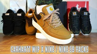 nike carhartt on feet