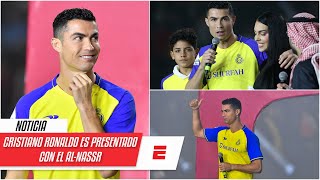 EMOTIVA presentación de CRISTIANO RONALDO con el AL-NASSR y estadio repleto | ESPN Deportes