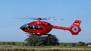 HTM Helicopter Travel Munich | Start Airbus H145 D3 | D-HTMO | Flugplatz Norden Norddeich