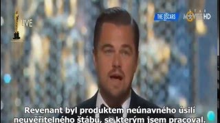Leonardo DiCaprio Oscar 2016 The Revenant HD /CZ titulky