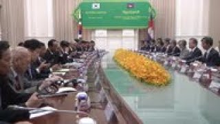 SKorean president meets Cambodian PM