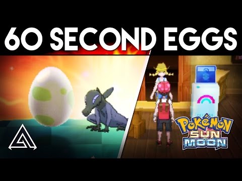 Pokemon Sun and Moon | How to Hatch an Egg in 60 Seconds! Pokemon Sun and Moon | How to Hatch an Egg in 60 Seconds!