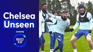 Tammy Abraham Suffers A Double Nutmeg & Ben Chilwell Braves The Cold | Chelsea Unseen