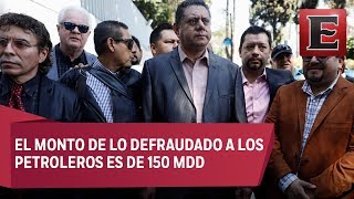 Trabajadores denuncian a Romero Deschamps por defraudación y despojo