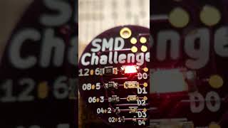 SMD Challenge with 0201 tiny components in macro lens