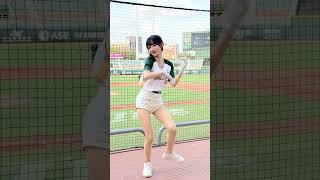 4K 一粒 好會扭啊！應援曲曾子祐 20240407 澄清湖棒球場 #台鋼雄鷹 #粒寶樂園 #中職啦啦隊 #wingstars #台鋼雄鷹啦啦隊 #一粒 #曾子祐