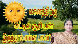 லக்னத்திற்கு எட்டில் சூரியன் இருந்தால் என்ன பலன்? || sun in 8 th house ||