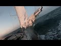 first 47.7 30 40 knots in norway storm sailing