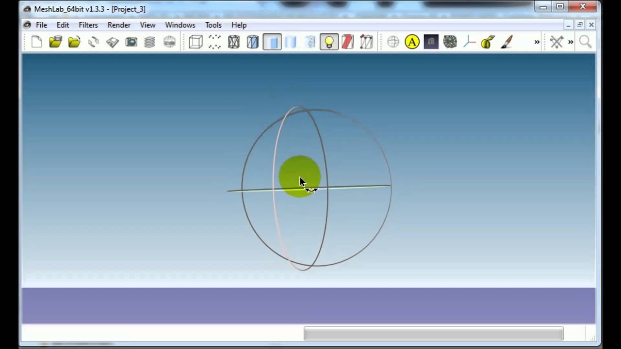 MESHLAB: 001 Básico - Navegação (HD) - YouTube