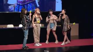 [4K] 180805 RED MOON 신촌 팬싸인회 포토타임 마마무 (MAMAMOO) 전체직캠 fancam (시작전 음성포함) [ENG,CHN,ESP SUB]