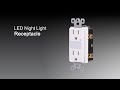 40967: GE In-Wall Receptacle Nightlight - Installation