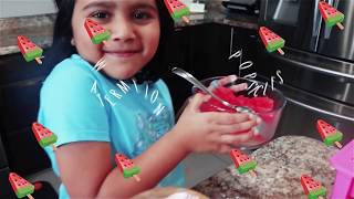 How to make Watermelon Popsicles | Summer Special Recipe | Fruit Popsicles  | Knock Knock Kids.