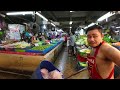 อัปเดตล่าสุดตลาดห้วยขวางเดือนกรกฎาคม2023 morning market in bangkok huai khwang market