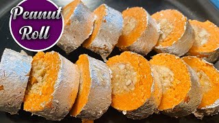 Peanut Roll Recipe in Tamil | Sweet Recipe