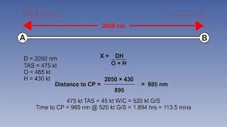 79 Point of Equal Time   Calculations Part 1