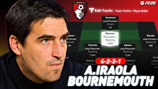 ⚫🔴 ANDONI IRAOLA’S BOURNEMOUTH 4-2-3-1 TACTICS IN FC 25🎮✨