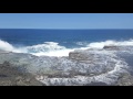 tonga tongatapu 바위에 뚫린 구멍을 통해 바닷물이 솟구친다 the blow holes in tonga