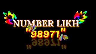 Number Likh ! Number Likh status ! Number Likh song status ! Tony Kakkar ! new hindi status video !