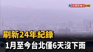 基隆52天來僅1天沒下雨　宜蘭5天、台北6天－民視新聞