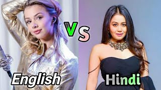 HINDI VS ENGLISH SONG |Who is the best singer|