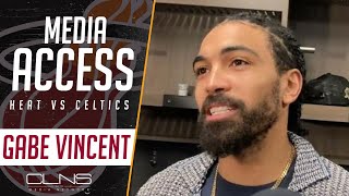Gabe Vincent REACTS to Making NBA Finals After Game 7 Win vs Celtics