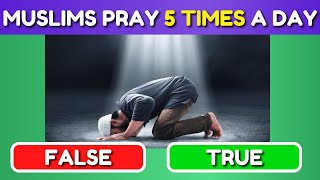 True or False Islam Edition ✅ 🟥 (no music) Islam Quiz