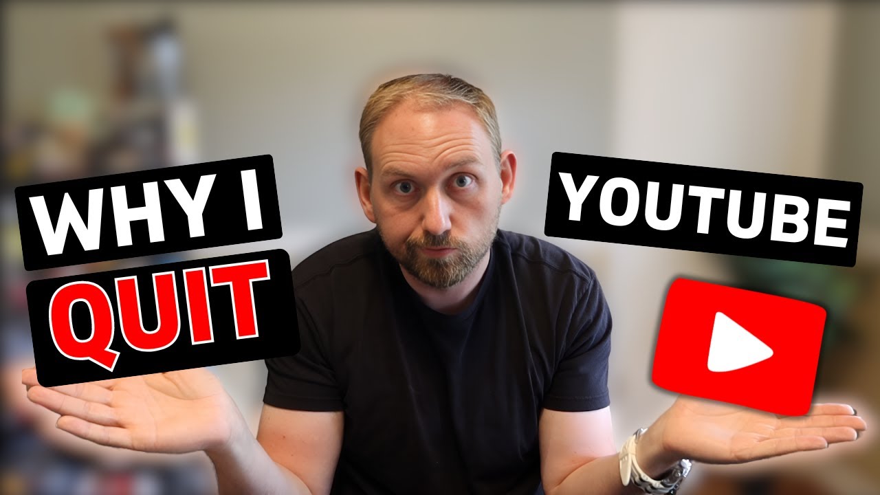 Why I Quit Youtube Youtube