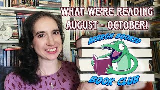 Arrrgh Booked Book Club Selections | July, August, September, and October