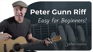 Your FIRST RIFF: The Peter Gunn Theme |  Beginner Lesson