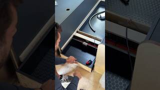 150lb Electric Hidden Magnet Drawer #vanlife #vanbuild #vanconversion