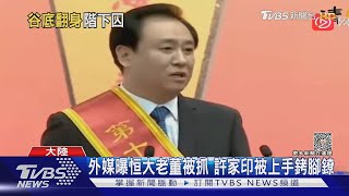 外媒曝恒大老董被抓 許家印被上手銬腳鐐｜TVBS新聞 @TVBSNEWS01