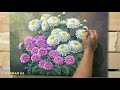 How to Draw Chrysanthemum Flowers by DANDAN SA, Tutorial 82