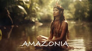 Amazonia + Soothing Amazonian Ambient Music with Nature Sounds + Ethereal Meditative Ambient Music