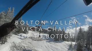 Bolton Valley - Vista Top to Bottom - Vista Glades - Sherman's Pass - Enchanted Forest - Indy Pass